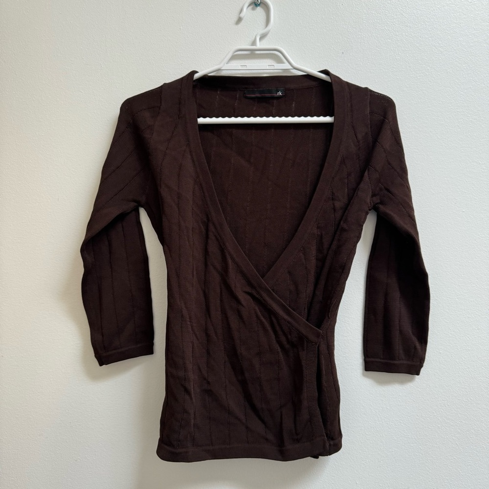 RK Knit Wrap Cardigan S